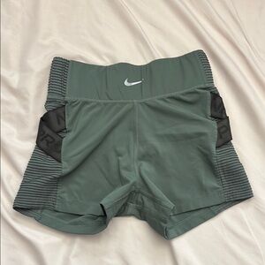 Nike Olive Green Pro Shorts